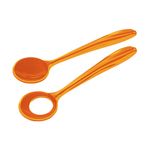 Talher-de-Salada-Guzzini-Aqua-2-Pecas-28-cm-Laranja