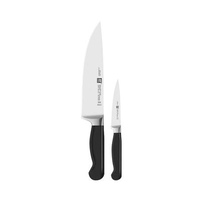Conjunto 2 Peças Faca Chef 8 Pol e Faca Legumes 4 Pol Pure Zwilling J.A. Henckels