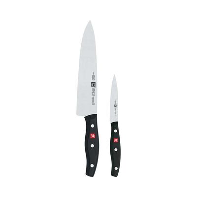 Conjunto 2 Peças Faca do Chef Pol 8 e Faca Legumes 4 Pol Twin Pollux Zwilling J.A. Henckels