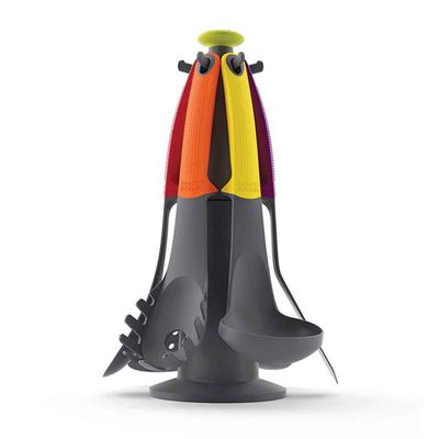 Conjunto de Utensílios e Suporte Elevate Carousel 6 Peças Joseph Joseph
