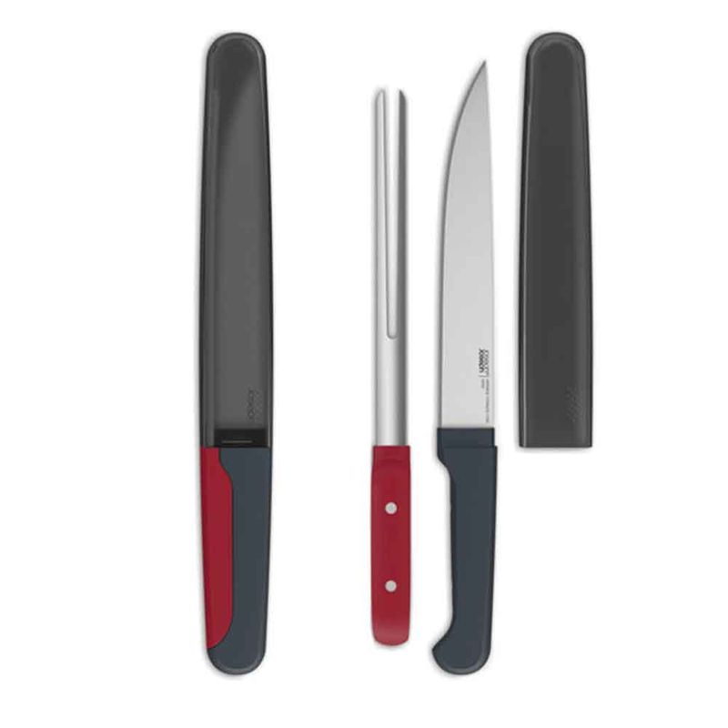 Conjunto-Joseph-Joseph-de-Faca-e-Garfo-Churrasqueiro-Preto-Cinza-Vermelho