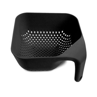 Escorredor Quadrado Square Colander Pequeno Preto Joseph Joseph