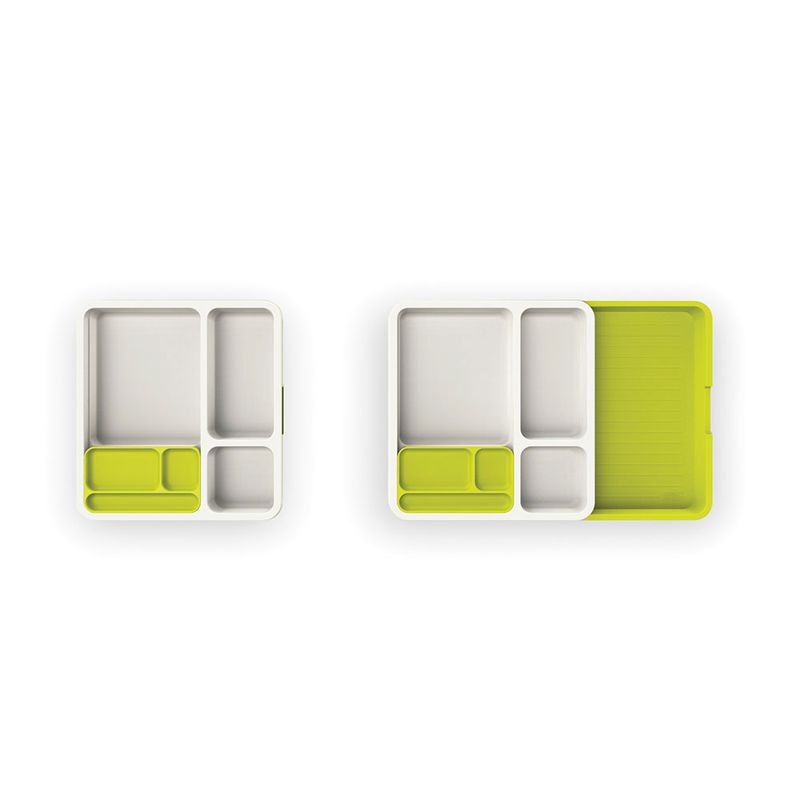Organizador-Joseph-Joseph-para-Gaveta-com-Dispenser-de-Saquinhos-Branco-Verde-b