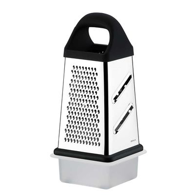 Ralador 4 Faces com Coletor 21X10 cm Preto Brinox