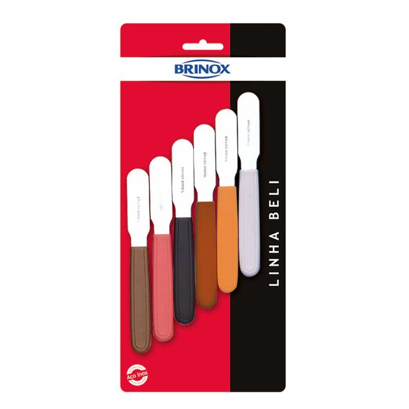 Espatulas-Brinox-para-Manteiga-Pate-6-Pecas-Beli