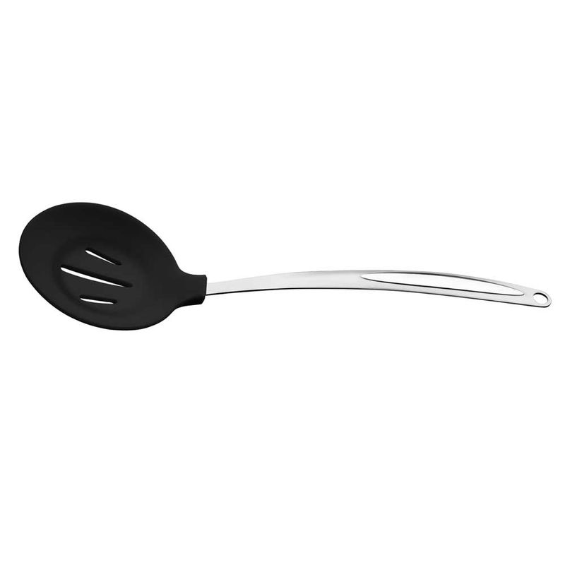 Escumadeira-Brinox-Silicone-Preto-35-cm