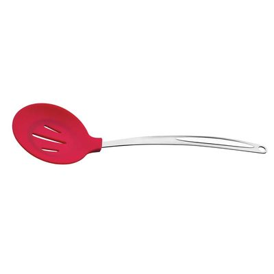 Escumadeira Silicone 35 cm Vermelho Brinox