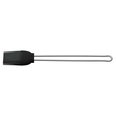 Pincel Silicone com Cabo Inox Preto Brinox