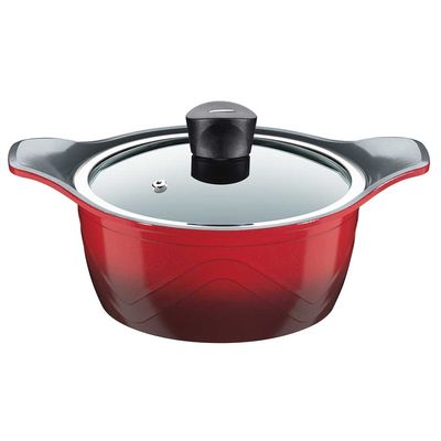Cacarola com Tampa Col Cook 2,2 Litros 20X9,6 cm Vermelho Brinox
