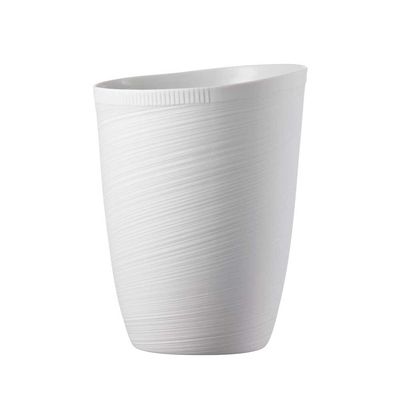 Vaso Papyrus Relief Weiss 23 cm Rosenthal