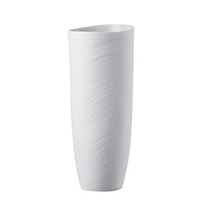 Vaso Papyrus Relief Weiss 27 cm Rosenthal