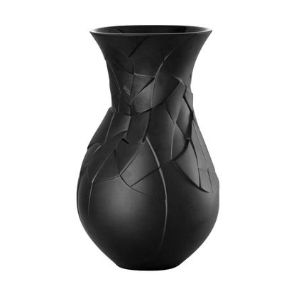 Vaso Of Phases Schwarz 30 cm Rosenthal