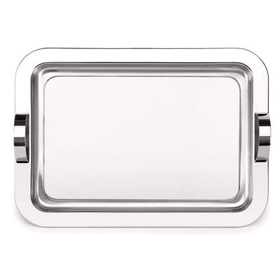 Bandeja Retangular Alça Inox 25X34,5 cm Forma