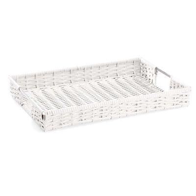 Bandeja Tramas 35X25 cm Branco Forma