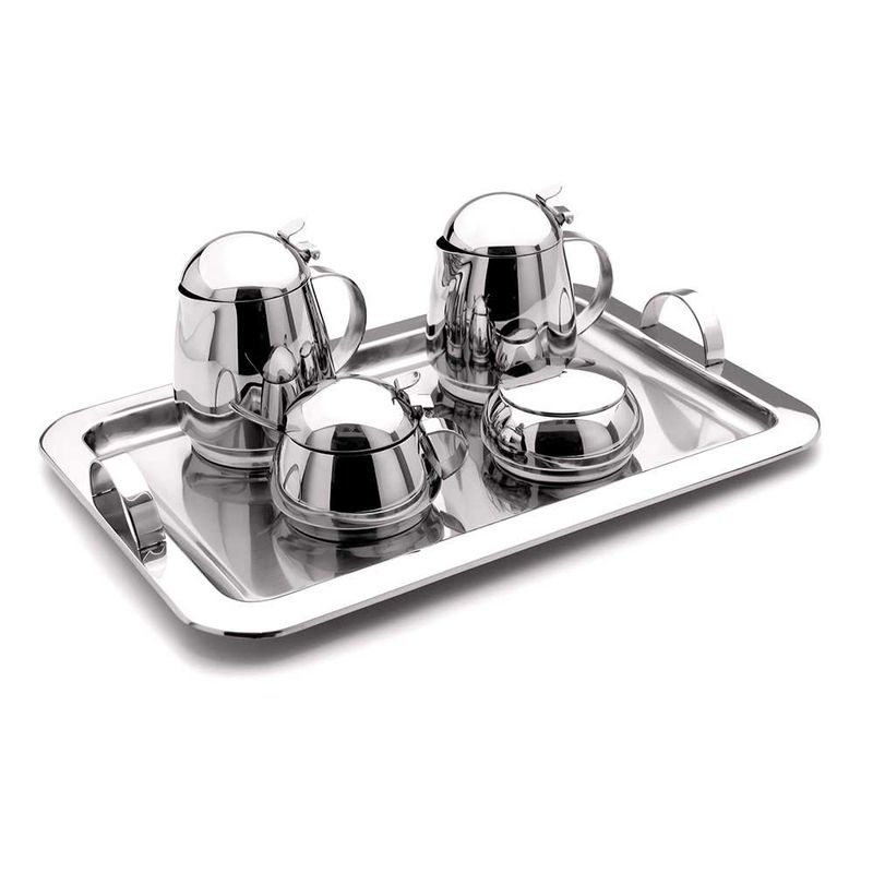 Conjunto para Chá e Café Forma Inox Lyr - 6 peças