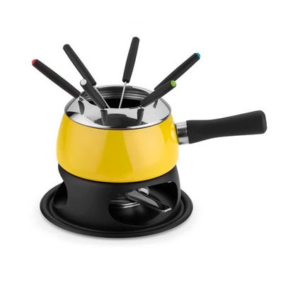 Fondue e Panela Esmaltada Colors Amarelo Forma