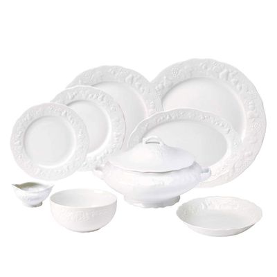 Aparelho de Jantar Califórnia 42 Peças Porcelaine de Limoges Philippe Deshoulieres