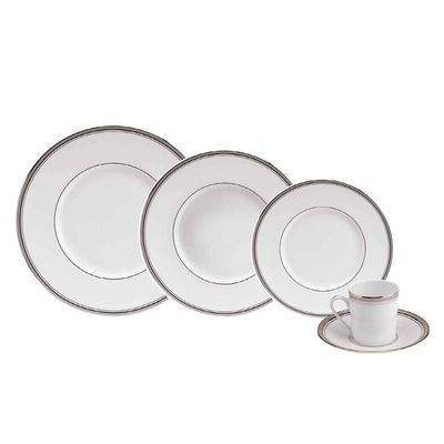 Aparelho de Jantar Excellence Proude 24 Peças Porcelaine de Limoges Philippe Deshoulieres