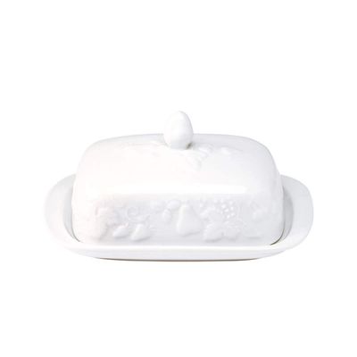 Mantegueira Blanc de Blanc Califórnia 180X130 mm Porcelaine de Limoges Philippe Deshoulieres