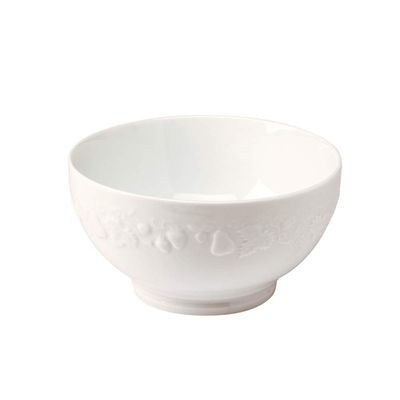 Tigela Blanc de Blanc Califórnia 6 Peças 38 Cl Porcelaine de Limoges Philippe Deshoulieres