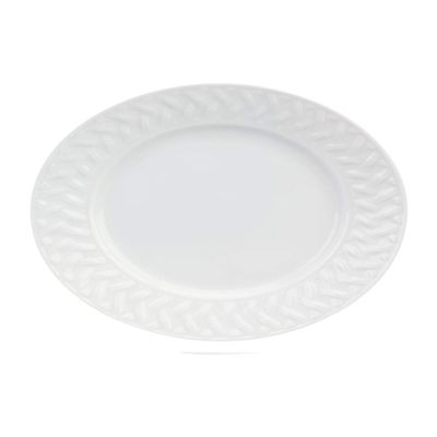 Travessa Oval Louisiane 400X295 mm Porcelaine de Limoges Philippe Deshoulieres