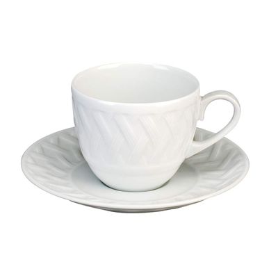 Xícara de Café Louisiane 6 Peças 11 Cl Porcelaine de Limoges Philippe Deshoulieres