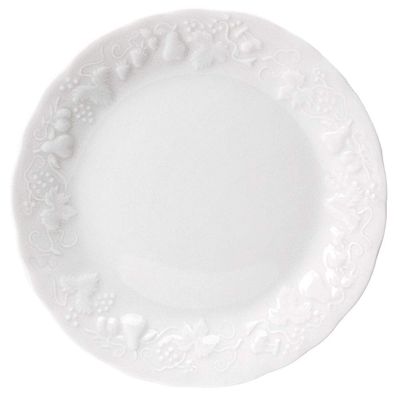 Sousplat Blanc de Blanc Califórnia 30 cm Porcelaine de Limoges Philippe Deshoulieres