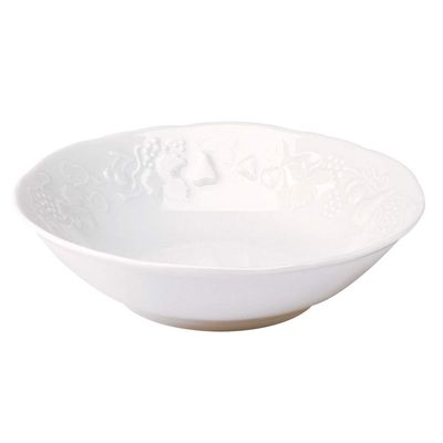Travessa Redonda Blanc de Blanc Califórnia 250 mm Porcelaine de Limoges Philippe Deshoulieres