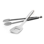 Espatula-Outset-e-Pinca-Conjuntode-Churrasco-2-Pecas-em-Aco-Inox