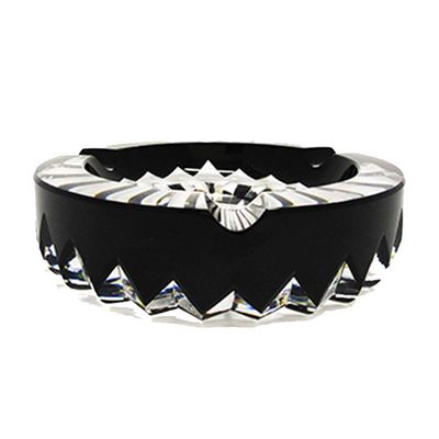 Cinzeiro Lapidação Overlay 15 cm Preto Strauss