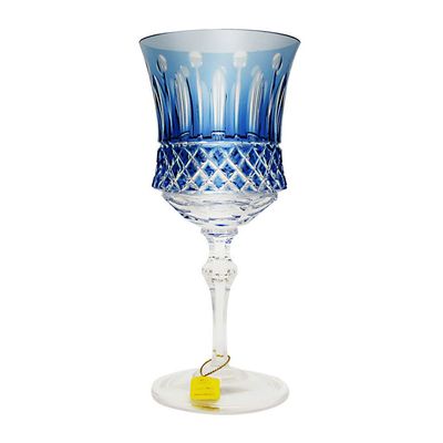 Taça Vinho Tinto Lapidação Overlay 330 ml Azul Claro v2 Strauss