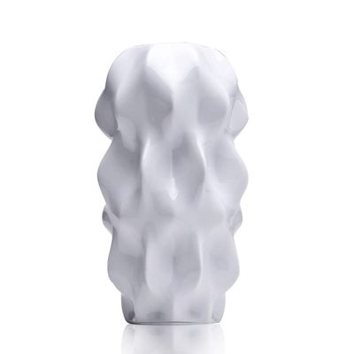 Vaso Plissan Grande Branco Holaria