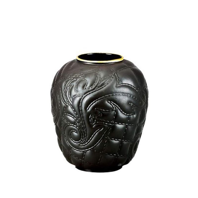 Vaso-Rosenthal-10-cm-Preto-Vanitas