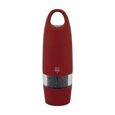 Moedor Pimenta Elétrico Plástico 17 cm Zest Vermelho Peugeot Saveurs