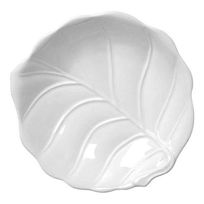 Tigela Grande Bananeira Branco Scalla