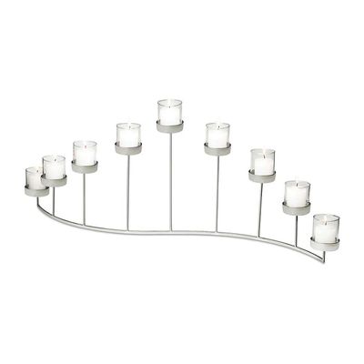 Castiçal Horizontal Fano 9 Velas Riva