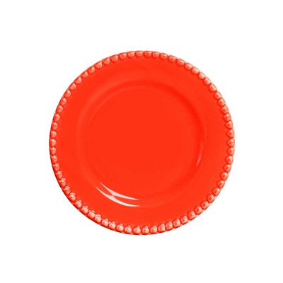 Prato Sobremesa Bolinha Goiaba 6 Peças Scalla