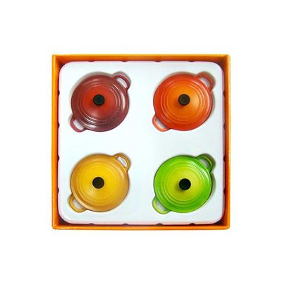 Imãs de Geladeira 4 Peças Multicores Le Creuset