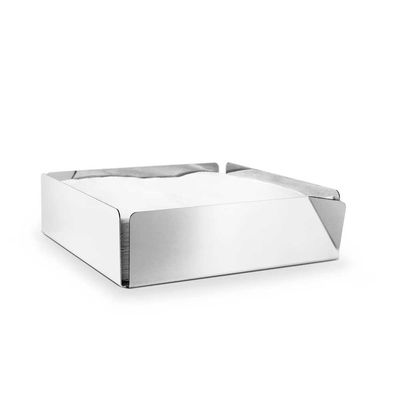 Porta Guardanapo Ritratto Horizontal Aço Inox Riva