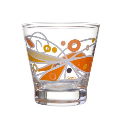 Copos Baixos Bossa Butterfly 345 ml 6 Peças Orange Laranja Ocean