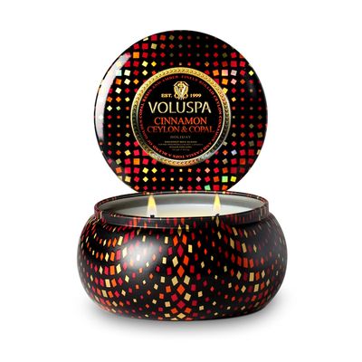 Vela Cinnamon Ceylon e Copal Coleção Maison Holiday Copo 50 Horas Voluspa