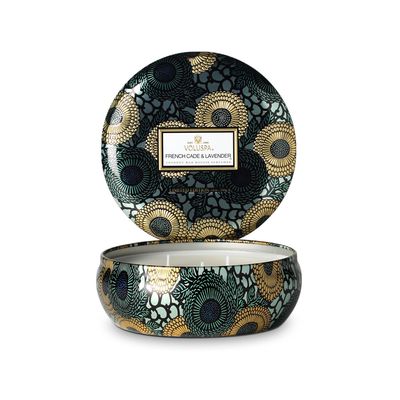 Vela French Cade Lavender Coleção Japonica Lata 60 Horas Voluspa