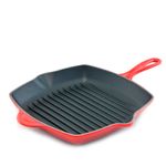 Grelha-Le-Creuset-Quadrada-26-cm-Vermelha