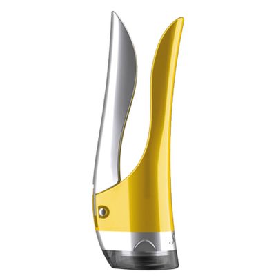 Espremedor de Alho Amarelo 19 cm Savora