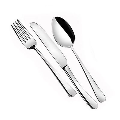 Faqueiro Oxford Aço Inox com Caixa 48 Peças Wolff