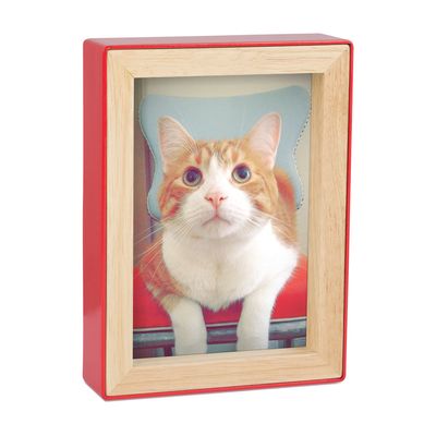 Porta Retrato Fotoblock 13X18 cm Vermelho Umbra