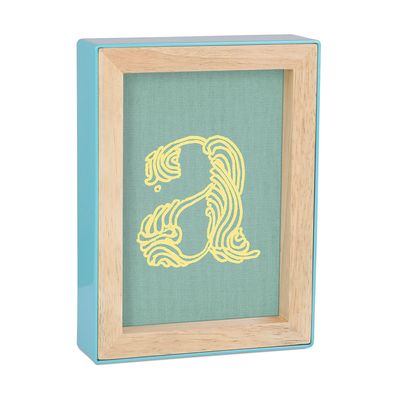 Porta Retrato Fotoblock 13X18 cm Azul Umbra
