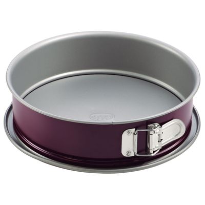 Forma Redonda Back-Liebe Bicolor Antiaderente Fundo Removível 26 cm Vinho e Cinza Dr Oetker