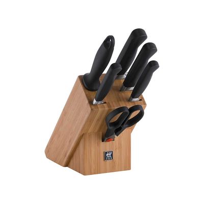 Bloco de Facas Bamboo Pure 7 Peças Zwilling J.A. Henckels