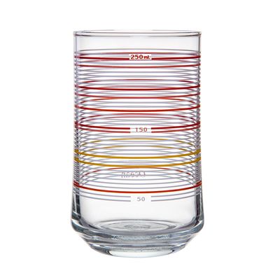 Copos 290 ml 3 Peças Motion Red Vermelho Ocean
